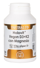 Holovit Vegan D3+K2 Com Magnésio 180 Cápsulas