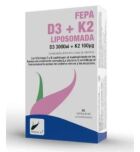 Fepa Vitamina D3+K2 Lipossomada 40 Cápsulas