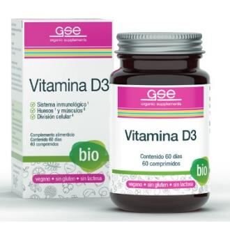 Vitamina D3 60 comprimidos