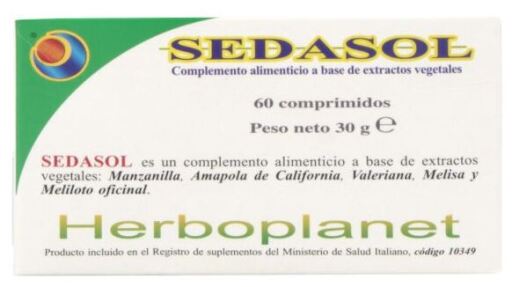 Sedasol 60 comprimidos