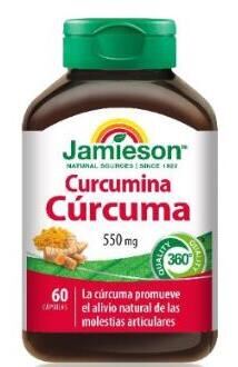 Curcumina Cúrcuma 550 mg 60 Cápsulas