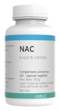 Nac N-Acetil-Cisteína 120 Cápsulas