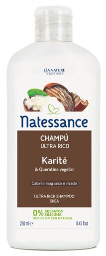 Natessance Shampoo Karité Ultra Nutritivo 250 ml