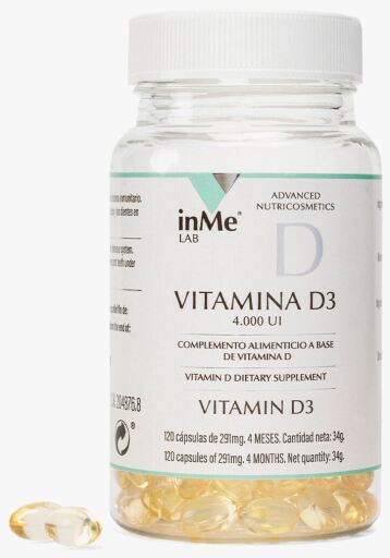 Vitamina D3 120 Cápsulas