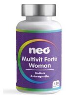 Multivit Forte Mulher Rodiola Ashwagandha 120 Comprimidos