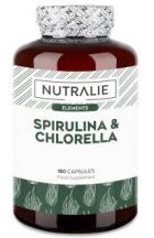 Spirulina e Clorela 180 Cápsulas