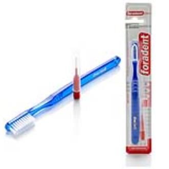 Escova Ortodôntica Foradent + Escova Interdental