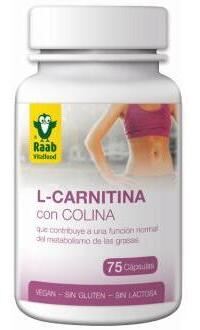 L-Carnitina Com Colina 75 Cápsulas