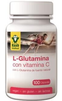 L-Glutamina Com Vitamina C 100 Cápsulas