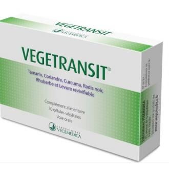 Vegetransit 30 cápsulas vegetais