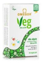 Omegor Veg Ômega 3 Vegetal 60 Cápsulas