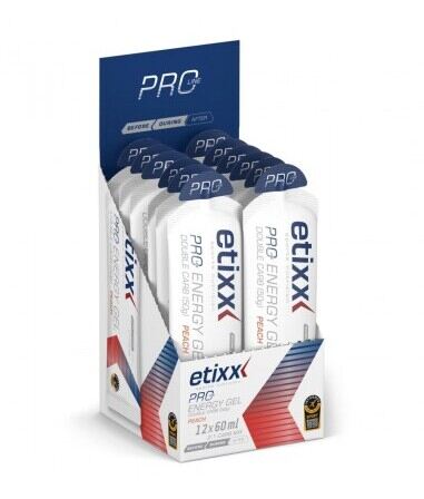 Double Carb Energy Gel Pêssego 12 Unidades x 60 ml