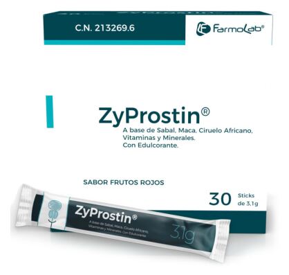 Zyprostin 30 Sticks Sabor Frutas Vermelhas 3,1 gr