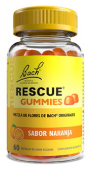 Bach Rescue Gummies 60 comprimidos sabor laranja