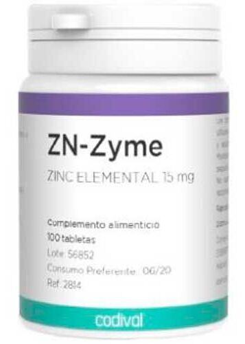 Zn-Zyme 15 mg 100 comprimidos