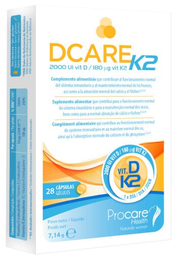 Dcare K2 28 Cápsulas