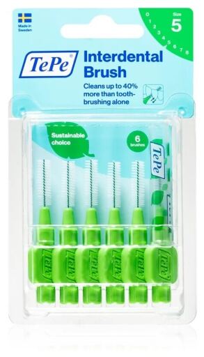 Escova Interdental 0,8 Verde 6 Unidades