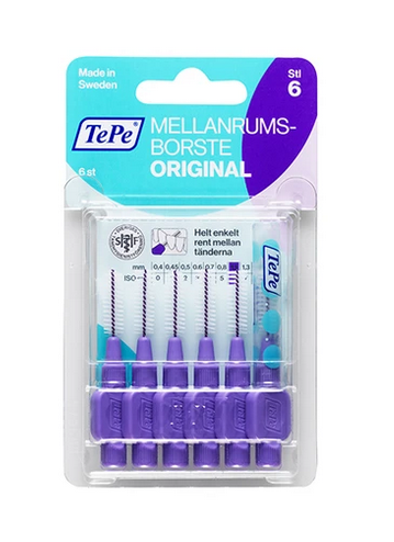 Escova Interdental 1.1 Roxa 6 Unidades