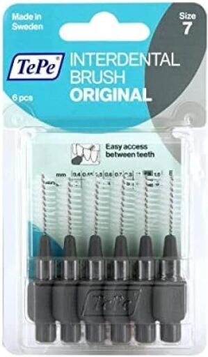 Escova Interdental 1.3 Cinza 6 Unidades