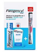 Pacote de pasta para gengivite 125 ml + enxaguatório bucal 500 ml + escova para presente