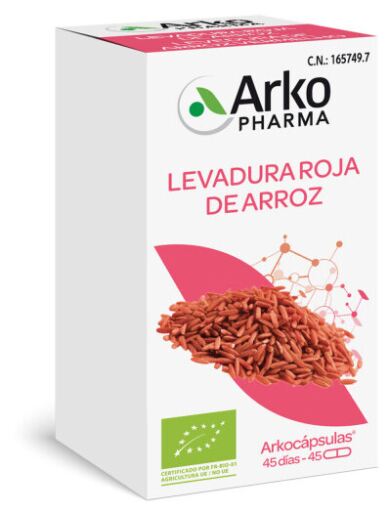 Arkocaps Levedura de Arroz Vermelho 45 Cápsulas