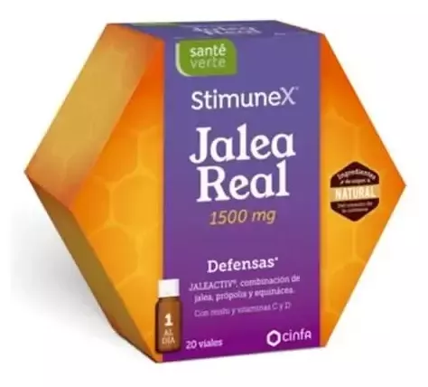 Stimunex Geléia Real 1500 mg Defesas 20 Frascos