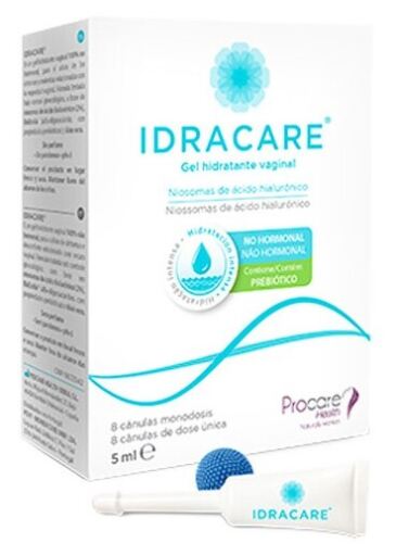 Idracare Plus 8 Cânulas de Gel Vaginal 5 ml