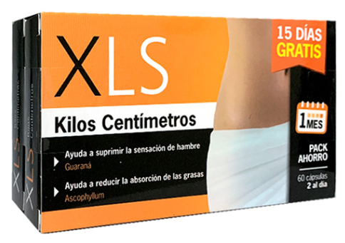 Pack Duplo Xls Quilos Centímetros 30+30 Cápsulas