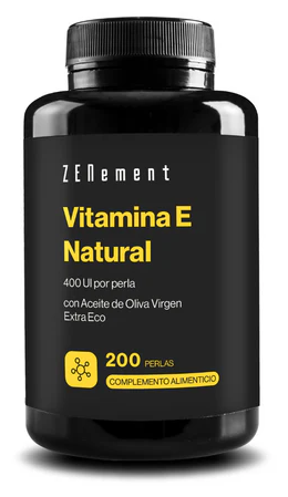 Vitamina E natural com azeite de oliva 200 pérolas