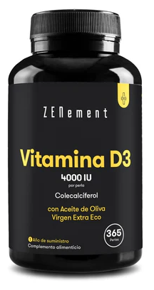 Vitamina D3 com Azeite de Oliva 365 Pérolas