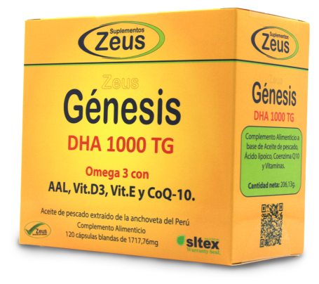 Genesis Dha Tg 1000 mg Ômega 3 60 Cápsulas