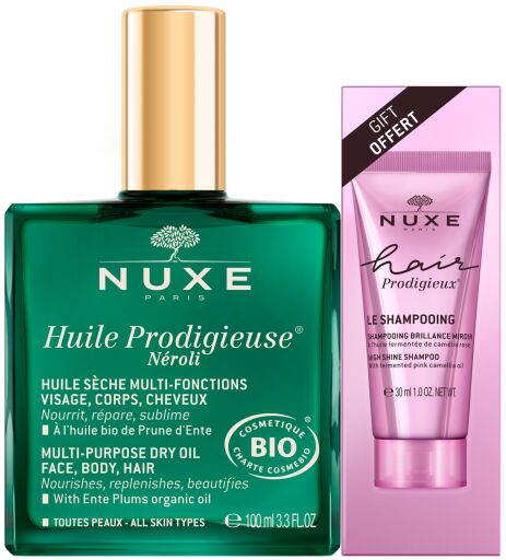 Huile Prodigieuse Néroli 100ml + Shampoo Hair Prodigieux Brilho 30 ml