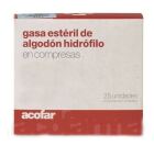 Kit de Primeiros Socorros em Gaze de Algodão Hidrofílico 25 Unidades