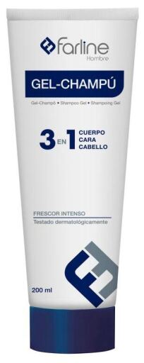 Champô Gel Masculino 3 em 1 200 ml