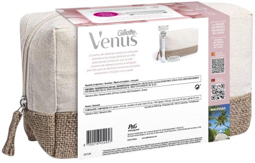 Bolsa de Higiene Pessoal Venus Intima Máquina Maldivas + 2 Recargas