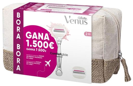 Bolsa de Higiene Pessoal Venus Sugarberry Máquina Bora Bora + 2 Recargas