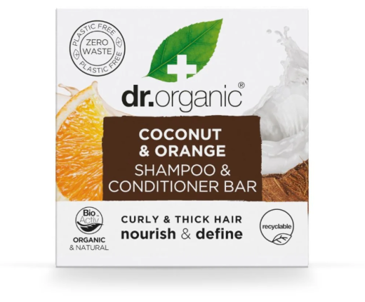 Shampoo e condicionador sólido de coco e laranja 75 gr