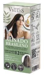 Alisamento Brasileiro com Queratina Vegetal e Coco 2 Unidades