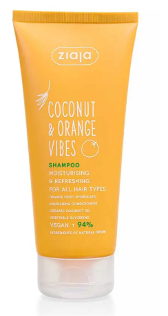 Shampoo Hidratante e Refrescante Coconut &amp; Orange Vibes 200 ml