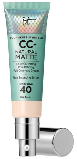 Cc+ Base de maquiagem em creme natural fosco Spf40 32 ml