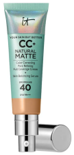 Cc+ Base de maquiagem em creme natural fosco Spf40 32 ml