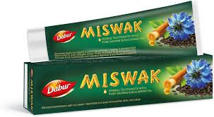 Miswak Pasta de dente de semente preta 100 ml