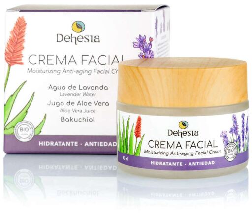 Creme Facial Hidratante Antienvelhecimento Orgânico 50 ml