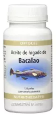 Óleo de Fígado de Bacalhau Nutri-Therapy 120 Pérolas