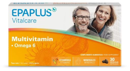 Vitalcare Duplo Multivitamínico Ómega 6 2 x 30 Cápsulas