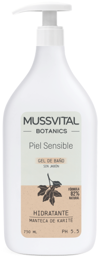 Botanics Gel de banho para pele sensível 750 ml