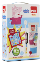 Pacote Peppa Pig Escova Plus + Pasta de Dente 50 ml + Presente