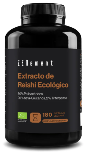 Extrato de Reishi Orgânico 180 Cápsulas