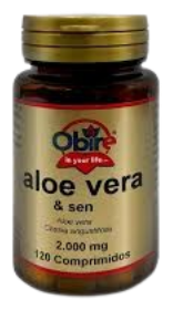 Aloe Vera 2.000 mg com sene 120 comprimidos