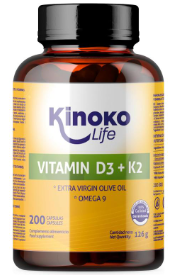 Vitamina D3-K2 Com Ômega 9 200 Cápsulas